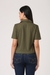 Womens Olive Blazer Top
