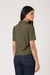 Womens Olive Blazer Top
