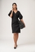 Womens Black Mid Length Dress
