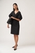 Womens Black Mid Length Dress