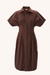 Womens Pleated Brownie Dress