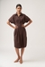 Womens Pleated Brownie Dress