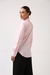 Womens Pink Pintuck Shirt
