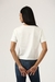Womens Ecru "Pristine" Printed T-shirt
