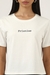 Womens Ecru "Pristine" Printed T-shirt