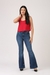 Women Flare High Rise Jeans-Classic Indigo