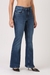 Women Flare High Rise Jeans-Classic Indigo