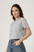 Womens Grey Melange T-shirt