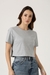 Womens Grey Melange T-shirt
