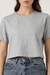 Womens Grey Melange T-shirt