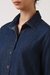 Womens Indigo Denim Long Sleeve Shirt