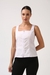 Womens Lavender Square Neck Polka Top