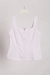 Womens Lavender Square Neck Polka Top