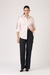 Womens Pink Cotton Side Stripe Shirt