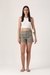 Women Olive Printed Shorts