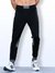 Men's Athletic Workout Jogger Pants with Pockets Black