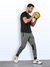 Men's Athletic Workout Jogger Pants with Pockets Dark Grey