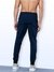 Men's Athletic Workout Jogger Pants with Pockets Navy