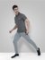 Men's Wrinkle Free Polo T-Shirt Grey