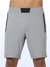 Men's Active Gym Shorts with Bonded  Zipper Pocket Grey
