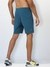 Men's Active Gym Shorts with Bonded  Zipper Pocket Teal