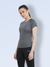 Women's Breathable Light Weight Round Neck T-shirt Grey