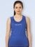 Women Racer Back Tank Top Blue