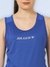 Women Racer Back Tank Top Blue
