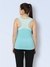 Women Racer Back Tank Top Turquoise