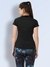 Women's Quick Dry Round Neck Gym T-Shirt Black