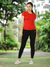 Women's Quick Dry Round Neck Gym T-Shirt Red