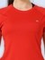 Women's Quick Dry Round Neck Gym T-Shirt Red