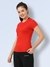 Women's Quick Dry Round Neck Gym T-Shirt Red