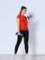 Women's Quick Dry Round Neck Gym T-Shirt Red