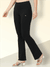 Women's High Waisted All Day Flare Pants Black