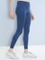 Women's Stretchable High Waisted Printed Leggings Blue