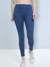 Women's Stretchable High Waisted Printed Leggings Blue