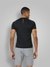Men's Recycled Polyester Crew Neck Slim Fit T-Shirt Black
