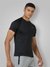 Men's Recycled Polyester Crew Neck Slim Fit T-Shirt Black
