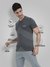 Men's Round Neck Quick Dry Breathable Gym T-Shirt Grey
