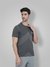Men's Round Neck Quick Dry Breathable Gym T-Shirt Grey