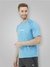 Men's Super Stretchable Raglan Sleeves Gym T-shirt Turquoise