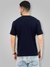 Men's Premium Combed Cotton Printed T-Shirt Navy