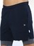 Men's Recycled Performance Shorts With Inner Tights Navy