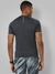Men's Super Breathable Light weight Round neck T-shirt Grey
