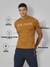 Men's Thermoregulated Quick wicking Crew neck T-shirt Brown