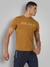 Men's Thermoregulated Quick wicking Crew neck T-shirt Brown