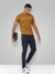 Men's Thermoregulated Quick wicking Crew neck T-shirt Brown