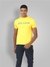 Men's Thermoregulated Quick wicking Crew neck T-shirt Yellow