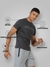 Men's Thermoregulated Quick wicking Crew neck T-shirt grey